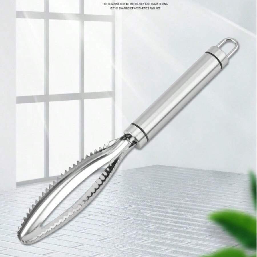 Maxdot Endurance - Set Bracconiere Per Pesce 50,8 Cm Con Spatola In Acciaio Inox, Griglia Rimovibile Per Bollitura E Cottura A Vapore - 2