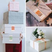 TYFYO 50pcs Flower Thank You Stickers Seal Labels For Gift Or Commodity Decor Stickers Small Business Packaging Sealing Stickers,Christmas