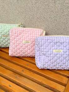 1 Túi đựng đồ trang điểm dạng lưới mùa hè Túi đựng mỹ phẩm chống thấm nước, Túi đựng đồ trang điểm cho nữ, Túi vuông nhỏ đựng đồ trang điểm, Túi du lịch cho nữ, Hộp đựng bút chì đựng cọ trang điểm dung tích lớn hàng ngày Túi đựng đồ vệ sinh cá nhân du lịch Túi đựng đồ trang điểm Quà tặng Macaron 5 màu [10 hộp] Băng đô trang trí nhà cửa mùa thu, Túi đựng đồ có thể gấp lại - Nhiều màu - Xem 3