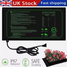 Greenhouse Seedling Heating Mat Seed Germination Starter Sprout Plant Cloning UK - UK Plug(220-240V) - View 1