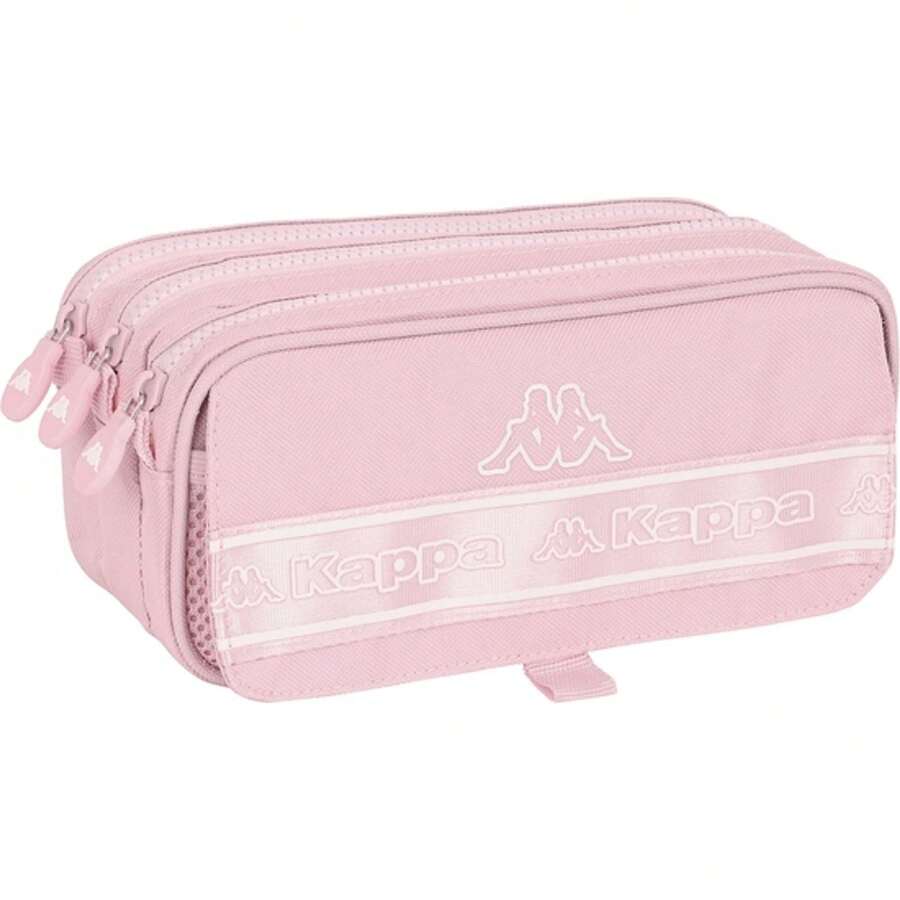 TRIPLE BIG KAPPA BASICS "PINK" PORTABLE - Spacious And Practical Carrying Case - Versatile For Every Day - Modern And Elegant Design - Multicolor - View 1