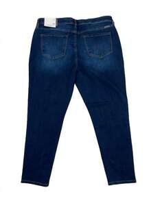 KanCan Plus Skinny Jeans - 深色水洗藍 - 查看 2