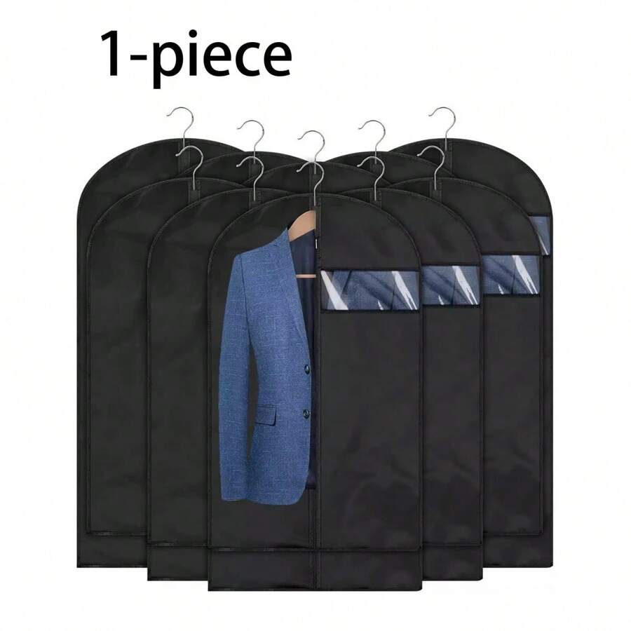 1-Piece Wardrobe Moisture-Proof Hanging Garment Bags - Lightweight Dust Covers Drawer Wardrobe Organizer Closet Storage Quilted Bag Under Bed Organizer Box Divider Clothes Bin Bag Clothes For Home Bedroom For Clothes Storage Clothes Organizer Closet Organizer For Closet Storage Hanging Clothes Dresses Shirts Coats For Closet Storage Bag For School School Accessories School Stuff