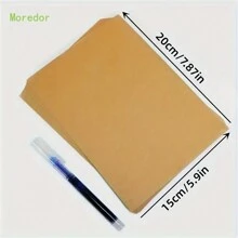 50/100/200pcs Parchment Paper Baking Paper 6*8 Inches, Precut Non-Stick Parchment Paper For Baking, Cooking, Grilling, Frying And Steaming - Unbleached, Kitchen Gadgets, Kitchen Accessories, Home Kitchen Items