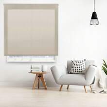 Ecommerc3 Custom Made Translucent Blind Size 120x250 - Roller Blind Easy Installation Fabric Size 117x245 - Coffee Brown - View 7