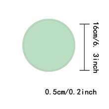 1 件直径 16 厘米圆形硅胶耐热桌垫、餐垫、锅垫、杯垫、碗垫、碟垫、火锅垫、耐热垫、防油垫适用于厨房使用 - 彩色 - 查看 2