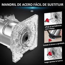 Router Madera,Fresadora para Madera con 15 Piezas 1/4" bits de Enrutador,800W 30000RPM Recortadora de Madera Eléctrica para Ranurar, Recortar, Tallar - Azul - Ver 5