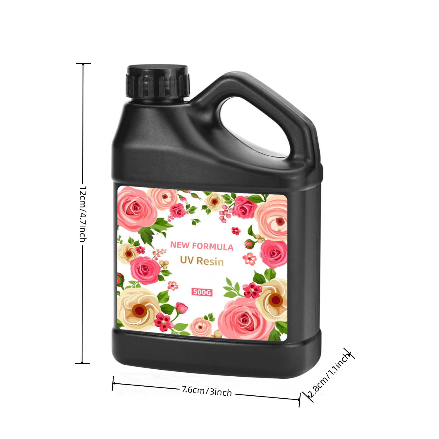 UV Resin 500g KitBulk Packed Upgraded Crystal Clear Hard UV Fast