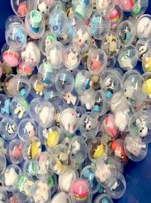 10pcs Random 32mm Mini Cute Capsule Toys, Suitable For Party Favors - Multicolor - View 6