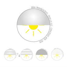 Ecommerc3 Wykonana na zamówienie półprzezroczysta roleta rozmiar 65x175 - łatwa instalacja rolety materiałowej rozmiar 62x170