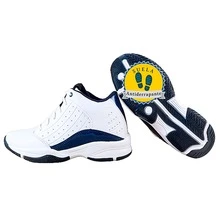 Tenis Deportivos Escolares Para Baloncesto Sneakers De Niño Para Practicar Deportes Súper Cómodos Y Ligeros 587-BM - Azul Marino - Ver 5