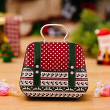 Tin Gift Boxes For Christmas Decorations, Candy Containers, Biscuit Tins - Christmas Mini Tote Bag - View 16