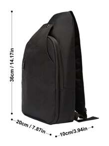 baasploa 1个男士胸包，高品质多功能大容量户外运动骑行男士胸包/斜挎包 - 彩色 - 查看 14