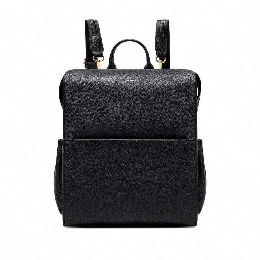 PIXIE MOOD Kylie Backpack Small - Black Pebbled - View 1