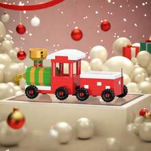 9 套微粒圣诞主题积木玩具,包括雪人、圣诞老人、圣诞驯鹿、圣诞火车等。可爱的设计,非常适合作为圣诞节/或儿童返校礼物。房间装饰冬季礼物彩色积木彩色积木,圣诞装饰,圣诞礼物>玩具,建筑 - 彩色 - 查看 4