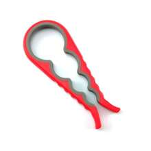 1pc Multi-Functional Plastic Bottle Opener Non-Slip Jar Lid Opener, 4 In 1 Creative Can Jar Opener - Multicolor - View 13