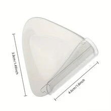 2 件便携式眉毛剃须刀，不锈钢微型眉毛修剪器剃须刀，面部脱毛工具，适合初学者和日常使用的化妆工具，多功能适用于男女面部和身体剃须 - 白色 - 查看 3