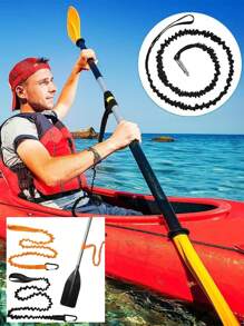 1PC  Kayak Paddle Rope, Paddle Anti-Lost Rope, Assault Boat Foot Rope, Canoe Rope, Cruise Ship Universal - Multicolor - View 6