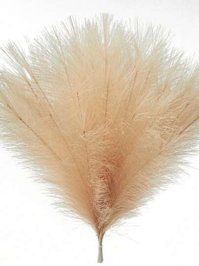 5 件/15 件/30 件人造蒲苇 16.5 英寸人造蒲苇羽毛装饰蓬松假蒲苇枝花瓶填充物波西米亚风农舍婚礼装饰、情人节、生日毕业礼物、秋季装饰、秋季