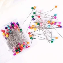 100/200/500pcs/Box Pearlescent Colored Positioning Pins, DIY Handcraft Fix Pins, Sewing Accessories