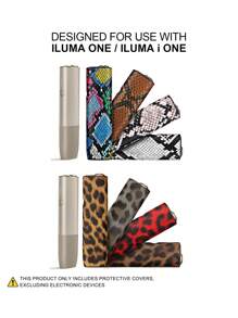 1pc Suitable FOR IQOS ILUMA ONE//ILUMA I ONE Fall Protection Case Suitable For Iqos Iluma I One Protective Case For Decoration Fashion Accessories Surface Animal Print PU Leather Gift, Fully Protected, Shock-Absorbing, Non Slip