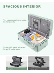 SOMAGO 24" 30" Large Suitcases Set 2 Piece Hardside Lightweight Luggage Sets PC+ABS Hardshell Traveling Suitcases With 4 Wheels TSA Lock YKK Zipper Corner Protectors - 抹茶綠 - 查看 2