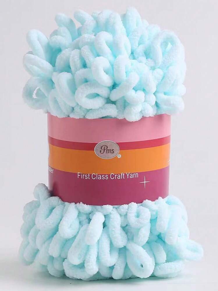 1 Pc 8 Meters Soft Fuzzy Coil Yarn, 100g, Suitable For DIY Hand Knitting Dolls, Bags, Sweaters, Blankets, Etc. - Multicolor - View 25