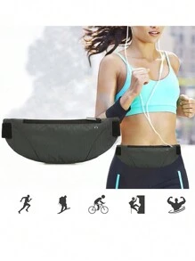 1pc Outdoor Sports Fitness Running Waist Bag For Women, Water Resistant, Minimalist Design, Ideal For Running And Gym Exercise Women's Chest & Waist Bag Combo - Multicolor - View 2