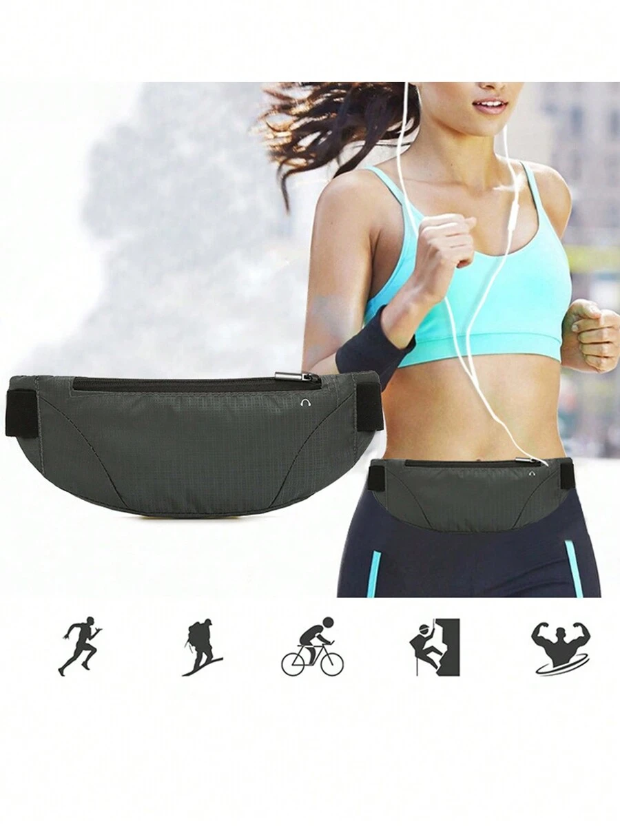 1pc Outdoor Sports Fitness Running Waist Bag For Women, Water Resistant, Minimalist Design, Ideal For Running And Gym Exercise Women's Chest & Waist Bag Combo
