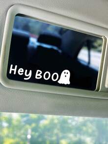 RandySticker Oye cariño Espejo retrovisor de coche personalizado con tema de vacaciones de Halloween espeluznante, decoración de espejo de maquillaje, pegatinas espeluznantes, pegatinas para ventanas, calcomanías para pared - multicolor - Ver 7