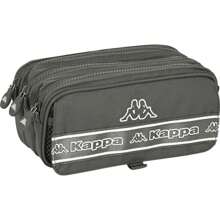 TRIPLE BIG KAPPA BASICS "GREY" TOOLCASE - Spacious And Practical Pencil Case - Versatile For Every Day - Modern And Elegant Design - Multicolor - View 1