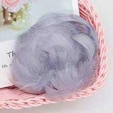 100 Stücke Gänsefeder 4-7cm kleine schwebende Federn, rosa Schwanenfeder Plüsch für Handwerk, Hochzeit, Schmuck, Dekoration