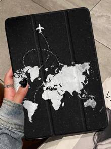 夏季彩绘保护壳适用于 iPad Pro，三折保护套适用于带铅笔槽的 iPad Air 5/4/3，2022 平板电脑保护套适用于 iPad 9/10 代 10.9 英寸，极简设计硅胶保护壳适用于 iPad Mini 6 - 彩色 - 查看 4