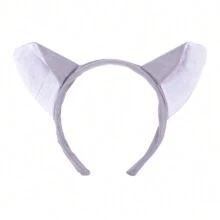 动物头带丛林派对礼品野生生日装饰拍照道具动物发箍适用于动物角色扮演生日主题派对用品、圣诞节 - 彩色 - 查看 18