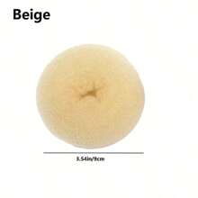 1个甜甜圈形状海绵发圈，大号环形美发工具，发饰，甜甜圈发髻制作器，芭蕾舞发髻制作器，弹性卷发器DIY按扣发圈，甜甜圈发髻制作器泡沫发圈，马尾发圈发饰，女士/女孩美发工具，甜甜圈发髻制作器，简易发髻制作器，礼物，旅行，女士礼物，美发产品，圣诞节礼物 - 彩色 - 查看 8