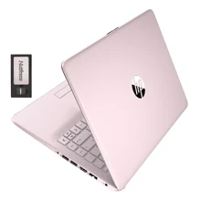 HP Stream 14" HD Lightweight Laptop, Intel Celeron N4120, Up To 16GB RAM, 224GB Storage(64GB EMMC + 160GB Docking Station), Intel UHD Graphics, HD Webcam, 1 Year Office 365, WiFi, Bluetooth, Win 11s