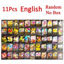 Decoración navideña 55 piezas - Cartas de colección en inglés, español, francés y alemán con diseños de Charizard, Mewtwo Vmax, GX y Vstar, en color negro, dorado y plateado, juguetes y regalos - Negro - Ver 22