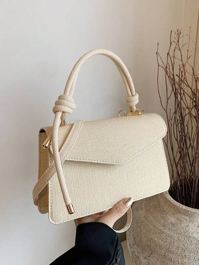 Nuevo bolso cruzado y de hombro pequeño de diseño único con textura, de estilo retro y mini cuadrado, de moda, para mujeres