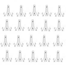 20pcs Mini Easel Stands For Cards Display, Clear Picture Holders For Business Cards - Transparent - View 11