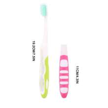 2 Packs Folding Toothbrush, Travel Toothbrush, Soft Potable Travel Size Toothbrush Individually Wrapped Small Toothbrush For Travel Camping School,  Soft Toothbrushes For Adults - View 6