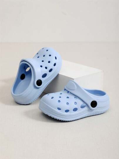 Kids' Cute Eva Clogs - Lightweight, Non-Slip Summer Beach & Indoor Sandals For Boys & Girls, Breathable Soft Sole Slides