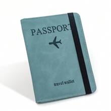 多功能护照夹 PU 皮革套，简约风格旅行钱包，带多个卡槽，旅行用品，旅行收纳袋，旅行用品，旅行钱包，护照夹，护照钱包，海滩度假包，夏季