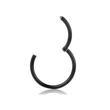 1 件装 Clicker 铰链鼻环 G23 钛合金防过敏 16G 鼻中隔穿孔环节环环唇环、耳蜗软骨耳环耳屏海螺耳甲耳轮穿孔首饰 6 毫米 8 毫米 10 毫米、耳垂耳环、肚脐环乳头环男女身体穿孔首饰