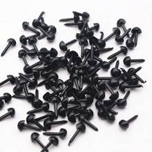 200pcs 3/4/5/6/7/8 Mm Plastic Eyes Eyeballs And Nose For Bear Animal Doll Making Puppet DIY Crafts Felting Tool Accessories - Black - View 9