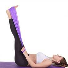 1pc Workout Pilates Workout Latex Elastische Weerstandsband, Voor Fitness Thuis Oefeningen in de Gym