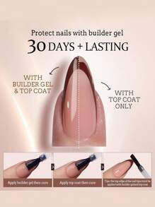 150片法式哑光长方形凝胶假指甲，软凝胶假指甲，适合美甲DIY，女性和美甲沙龙均可使用。按压式指甲，美甲用品，指甲贴片 - 彩色 - 查看 4