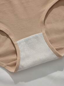 7 pares de bragas de algodón de unicolor tipo sandía para mujeres, con decoración de lazos, ropa interior de señoras transpirable y suave para la piel