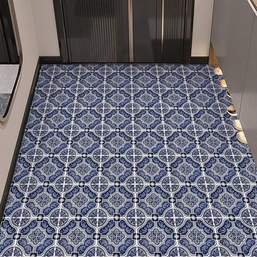 10pcs Self-Adhesive Waterproof PVC Floor Tiles, Thick For Kitchen, Bathroom, Living Room, Balcony Flooring Floor Tiles Self Adhesive Floor Tiles Peel Stick Living Room Decor Room Decor Home Decor - Multicolor - View 1