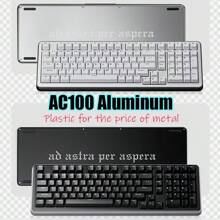 NACODEX - 铝合金机械键盘垫片98配铝陀螺超触有线AC100海盐开关白色磨砂版DIY - 白色 - 查看 2