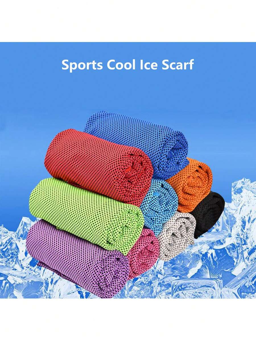 30*90cm Cool, Quick-Dry Towel For Outdoor Sports, Fitness, Hiking, Cooling Sweat Towel - Multicolor - View 1